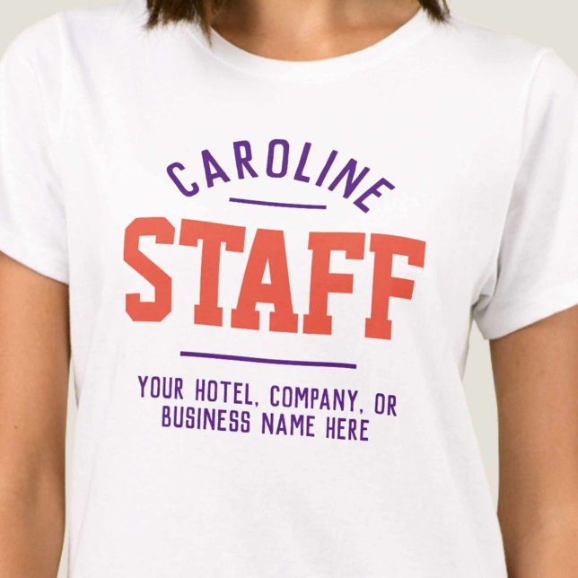 Camiseta Pessoal de Hospitalidade (Criador carregado)