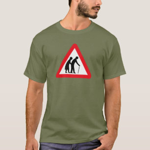 Camiseta Pessoas adultas (1), sinal de tráfego, Reino Unid