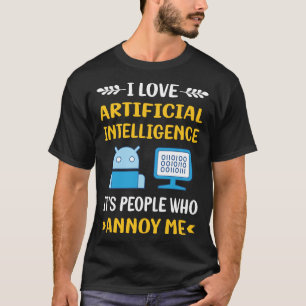 Camiseta Pessoas Annoy Artificial Intelligence AI