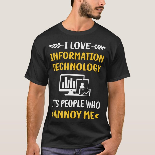 Camiseta Pessoas Annoy Information Technology (Frente)