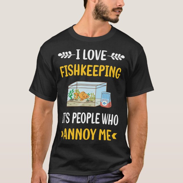 Camiseta Pessoas Annoy Peixe De Manutenção De Pesca (Frente)