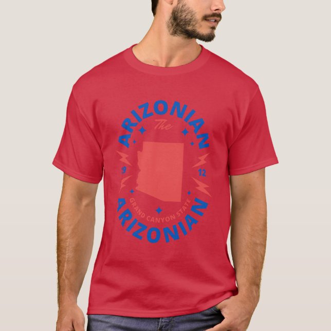 Camiseta Pessoas Arizonan de Estado de Arizona Arizoniano S (Frente)