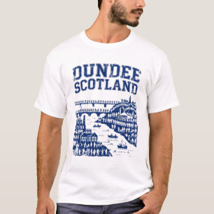 Camiseta Pessoas Atravessando a Ponte Rodoviária de Tay