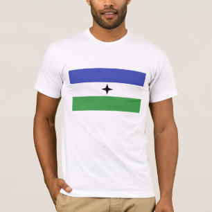 Camiseta Pessoas Bantu da bandeira étnica de BUBI