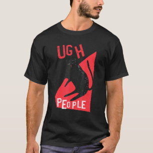 Camiseta Pessoas Chatice Gato Mal-Humorado