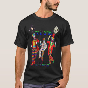 Camiseta Pessoas coloridas, feliz festa de riso de purim