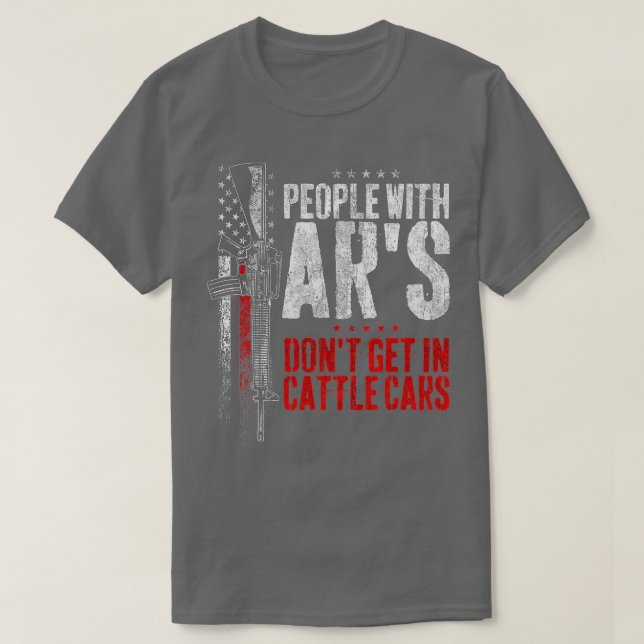 Camiseta Pessoas com ar não chegam em carros de gado (15) (Frente do Design)