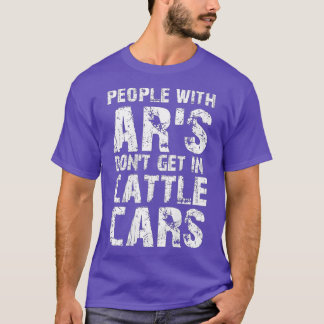 Camiseta Pessoas com AR não chegam em carros de gado (nas c