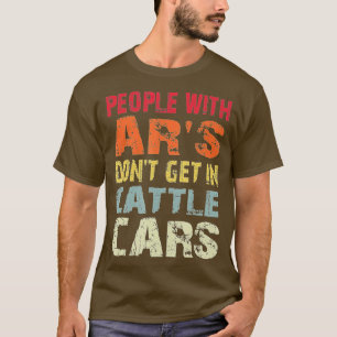 Camiseta Pessoas com AR não chegam em carros de gado Sarcas