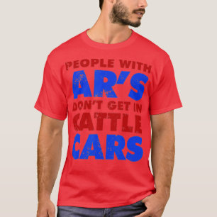 Camiseta Pessoas com ar não entram em carros de gado