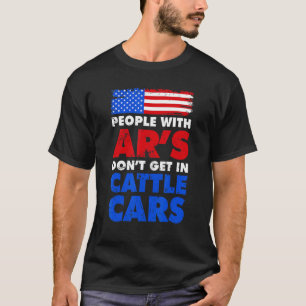 Camiseta Pessoas com ar não entram em carros de gado