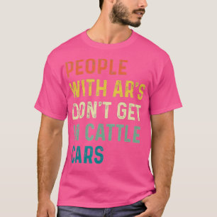 Camiseta Pessoas Com Ars Não Entram Em Carros De Bovinos (8