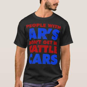 Camiseta Pessoas Com Ars Não Entram Em Carros De Bovinos En