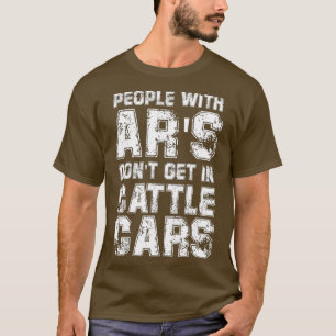 Camiseta Pessoas Com Ars Não Entram Em Carros De Bovinos Sa