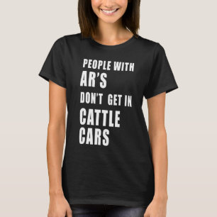 Camiseta Pessoas Com Ar's Não Entram Em Gado
