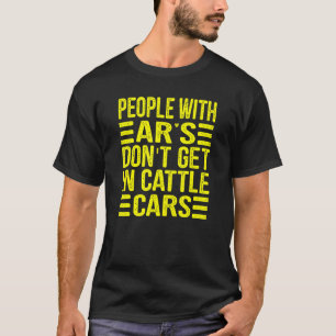 Camiseta Pessoas Com Ar's Não Entram Em Vagões De Gado 16