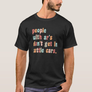 Camiseta Pessoas Com Ar's Não Entram Em Vagões De Gado Sarc