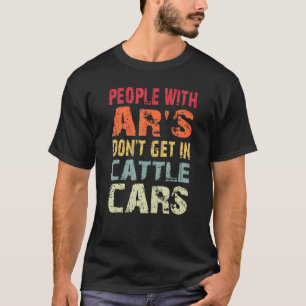 Camiseta Pessoas Com Ar's Não Entram Em Vagões De Gado Sarc