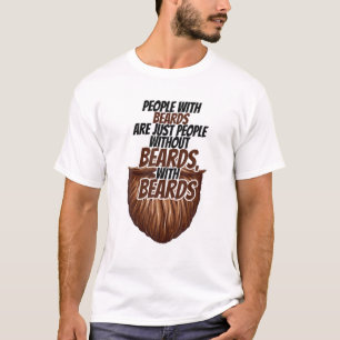 Camiseta Pessoas Com Barras São Apenas Pessoas Sem Barba