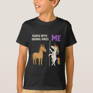 Camiseta Pessoas Com Faces Originais E Me Unicorn Horse Pr