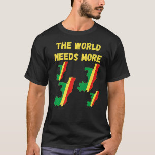 Camiseta Pessoas Congolesas E Ventiladores Do Mundo Precisa