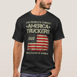 Camiseta Pessoas Convoys 2022 America Truckers Freights Con