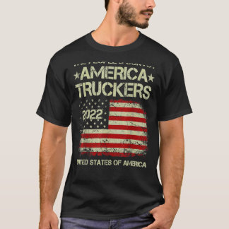 Camiseta Pessoas Convoys 2022 America Truckers Freights Con