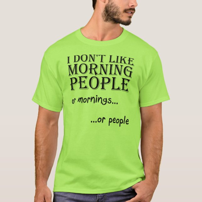 Camiseta Pessoas da Manhã (Frente)