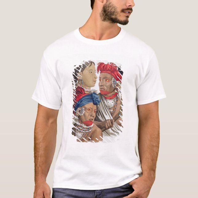 Camiseta Pessoas da nação de Osagi, 'de Le Traje Ancie (Frente)
