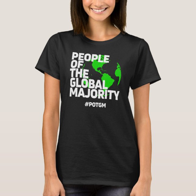 Camiseta Pessoas Da Potgm Maioritária Global (Frente)