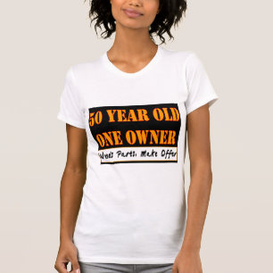 Camiseta Pessoas de 50 anos, um proprietário - as peças d