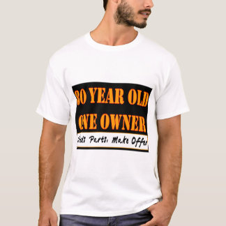 Camiseta Pessoas de 80 anos, um proprietário - as peças das