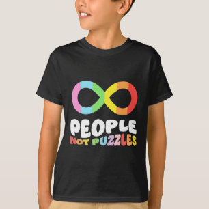 Camiseta Pessoas De Aceitação De Sensibilização Autismo Não