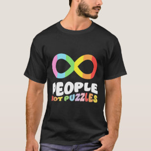 Camiseta Pessoas De Aceitação De Sensibilização Autismo Não