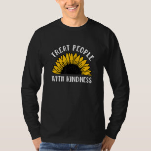 Camiseta Pessoas De Cachorro De Girassol Com Bondade