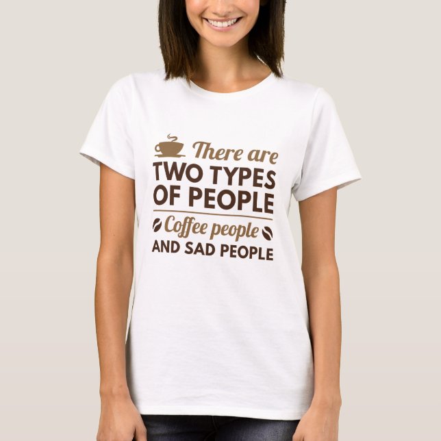 Camiseta Pessoas de café (Frente)