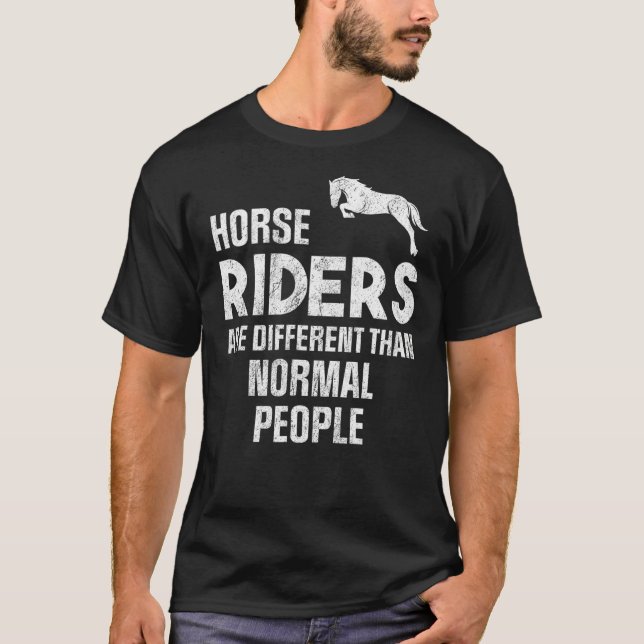 Camiseta Pessoas de cavalos (Frente)