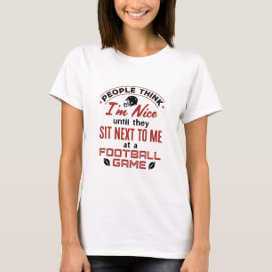 Camiseta Pessoas de futebol acham que sou uma citação eng