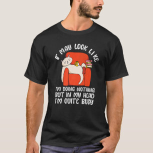 Camiseta Pessoas de Gato Engraçadas e Preguiçosas Sarcasmo