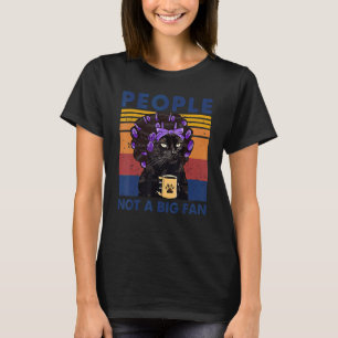 Camiseta Pessoas de Gato Não São Grandes Fãs Pata de Gato V