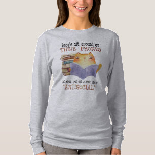 Camiseta Pessoas De Gato Sentadas Em Seu Lover De Gato Anti