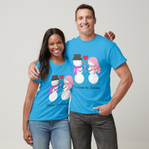 Camiseta Pessoas de Neve Doces