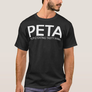 Camiseta Pessoas De Peta Comendo Animais Típicos