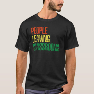 Camiseta Pessoas Deixando Salas de Aula Plc 2