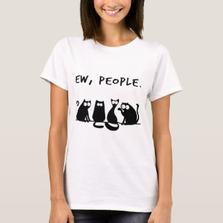 Camiseta pessoas do gato do ew
