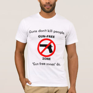 Camiseta Pessoas do matar das zonas francas de arma