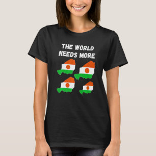 Camiseta Pessoas E Ventiladores Nigerianos Que O Mundo Prec