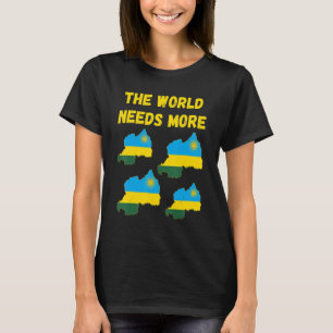 Camiseta Pessoas E Ventiladores Ruandeses Que O Mundo Preci