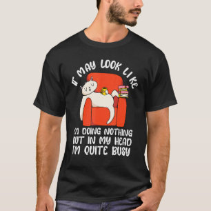 Camiseta Pessoas engraçadas de gato preguiçoso sarcasmo dit