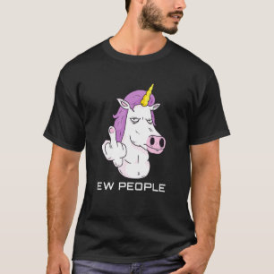 Camiseta Pessoas Engraçadas - Unicórnio Sarcástico